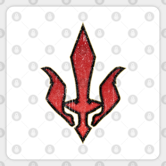 Ares Symbol (Chest Pocket Variant) Sticker by huckblade